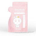 Custom baby breast milk bag with double zipper Breast milk  bags packaging Breast milk storage bags